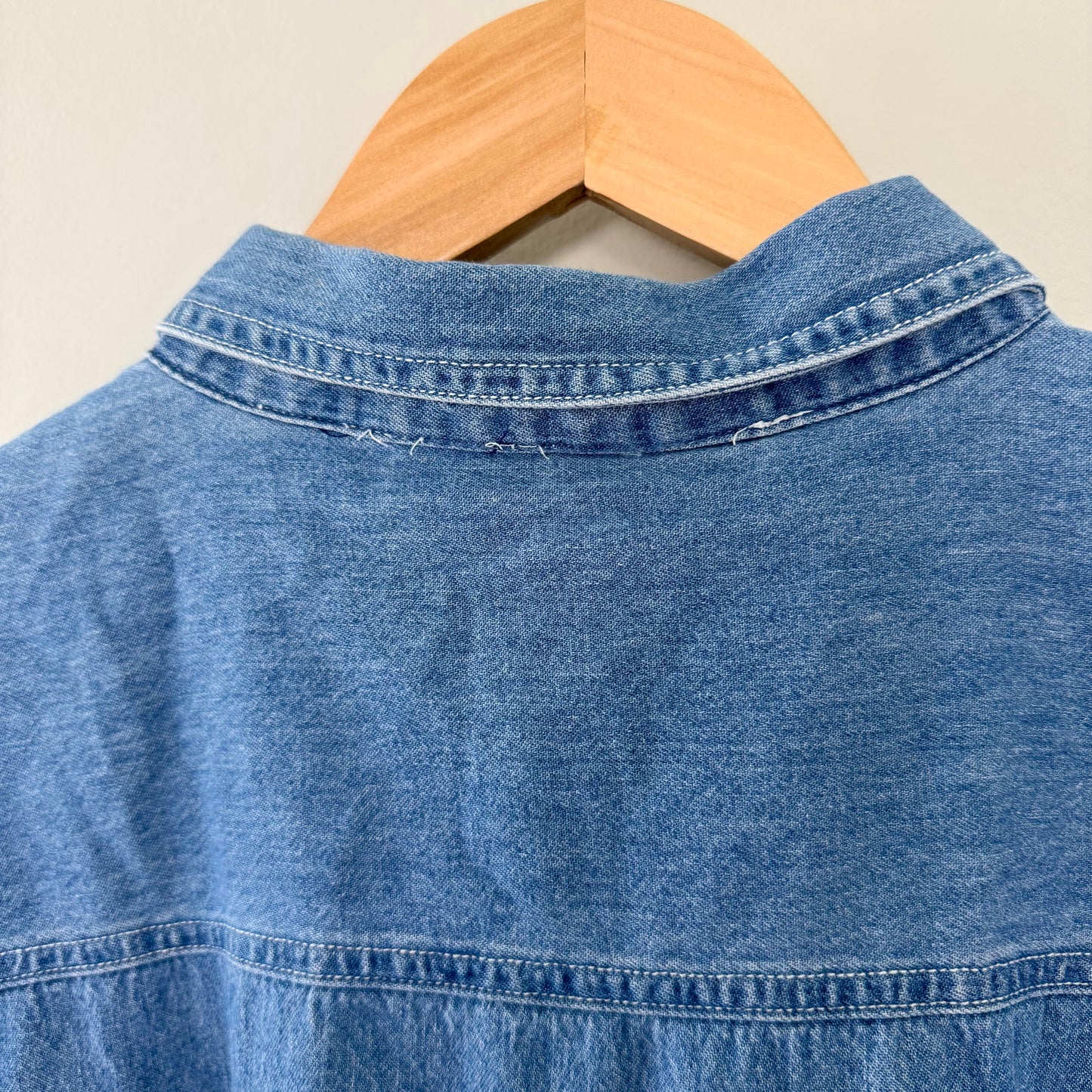 Bobbie Brooks Denim Button Up Star Shirt (XL)