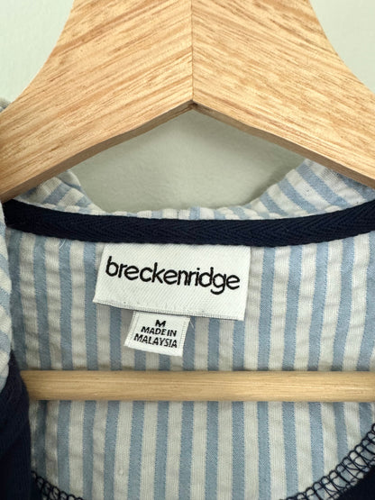 Breckendrige Navy Blue Star Zip-Up Jacket