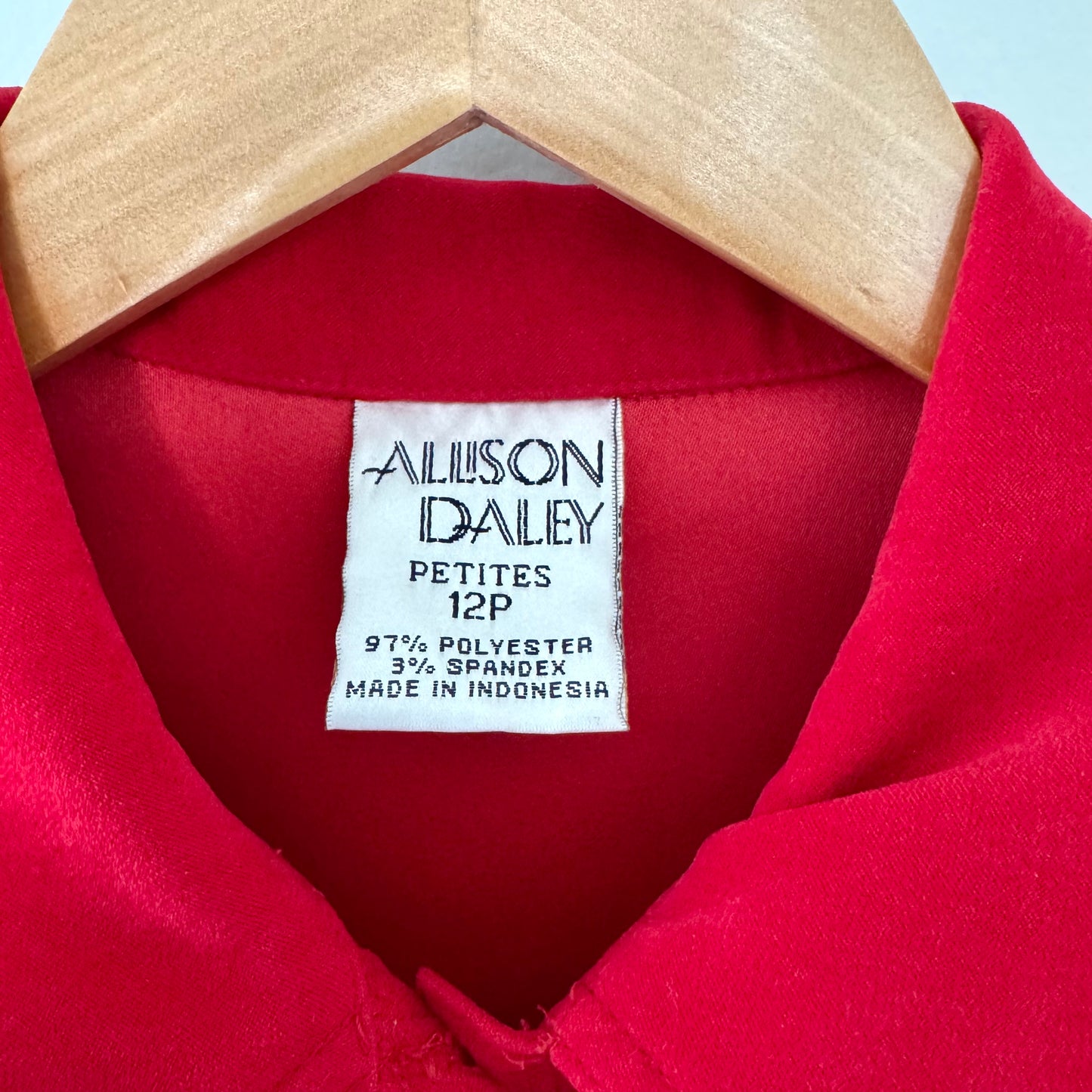 Allison Daley Velour Button Up Shirt (12P)