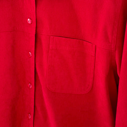 Allison Daley Velour Button Up Shirt (12P)