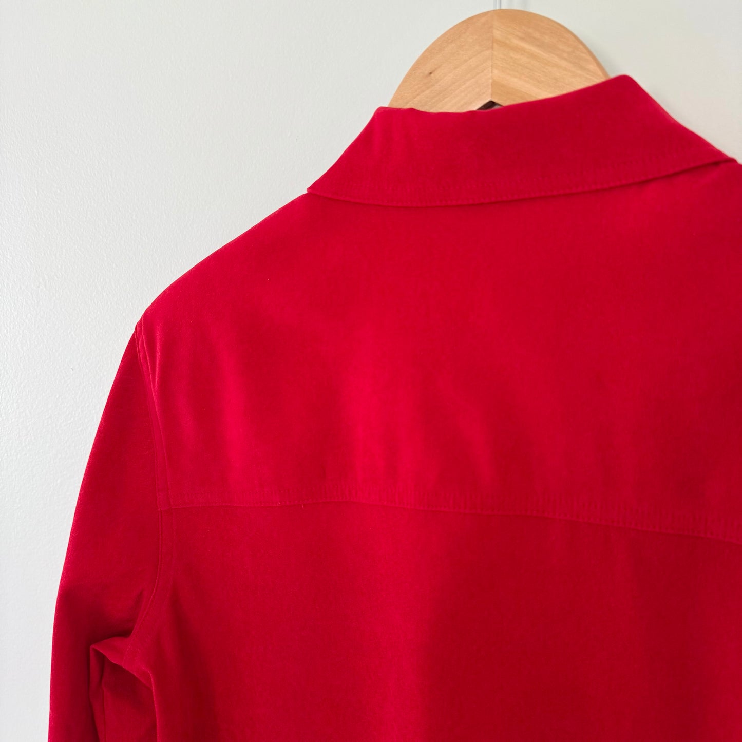 Allison Daley Velour Button Up Shirt (12P)