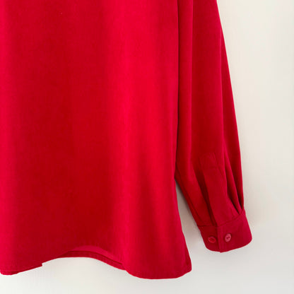 Allison Daley Velour Button Up Shirt (12P)