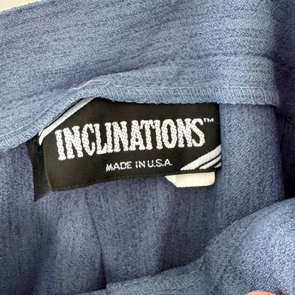 Inclinations Blue Chambray Skirt