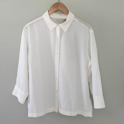 White Stag Crepe Blouse (S)