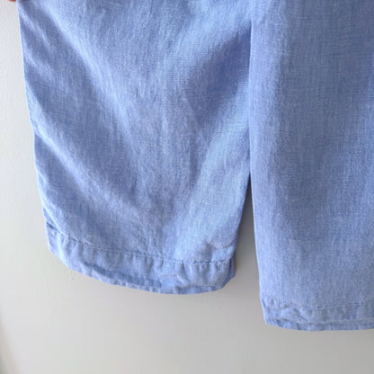 J.Jill Blue Linen Capri Pants (S)
