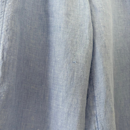 J.Jill Blue Linen Capri Pants (S)
