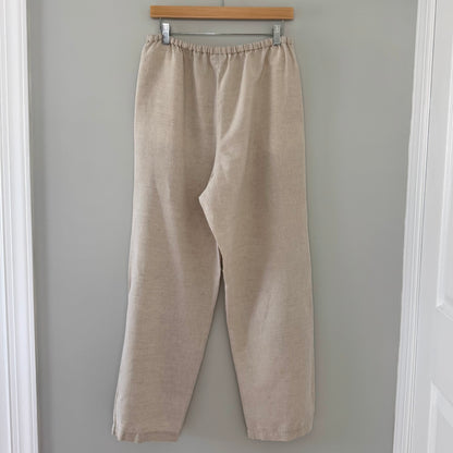 NWB Casuals Beige Linen Pants (M)