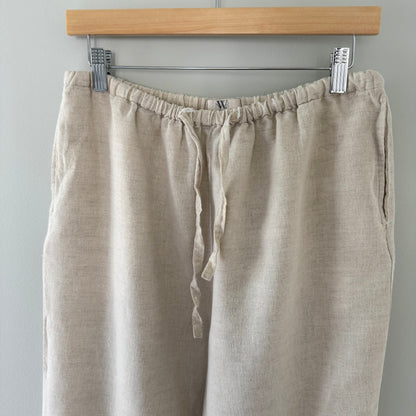 NWB Casuals Beige Linen Pants (M)