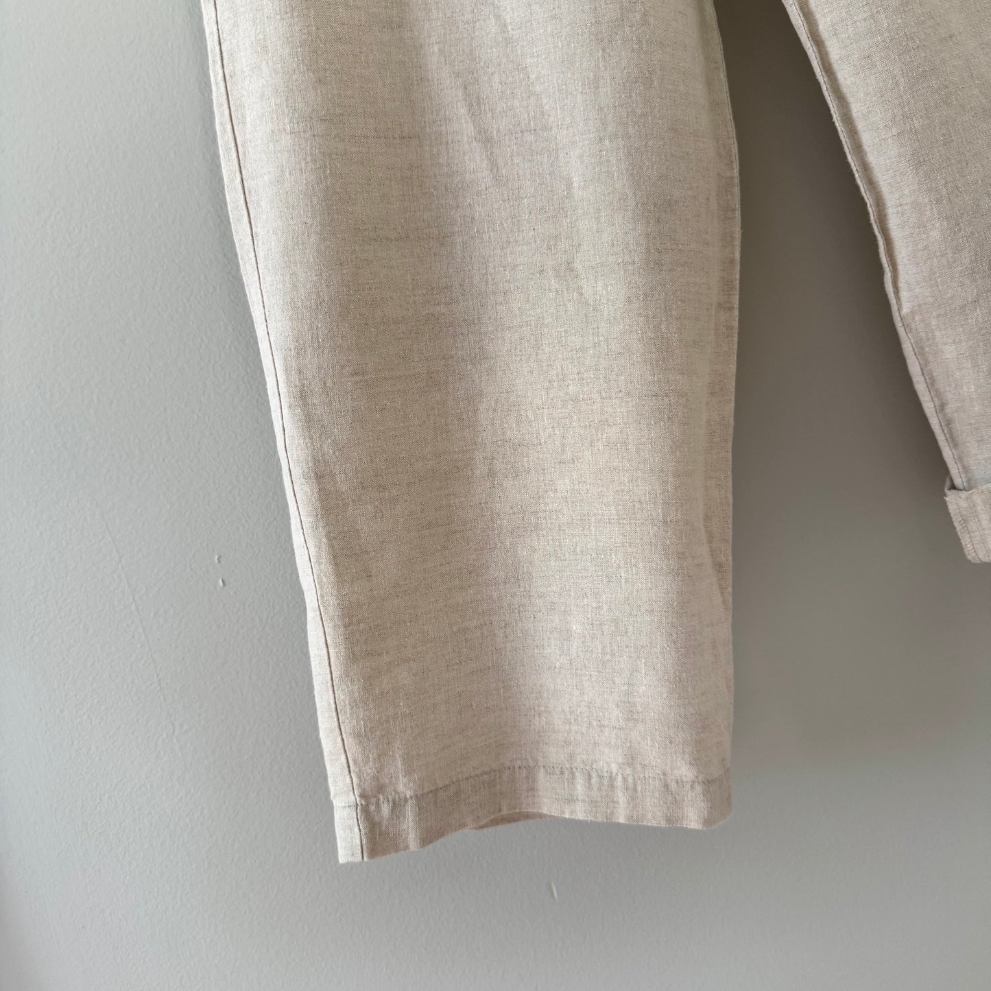 NWB Casuals Beige Linen Pants (M)