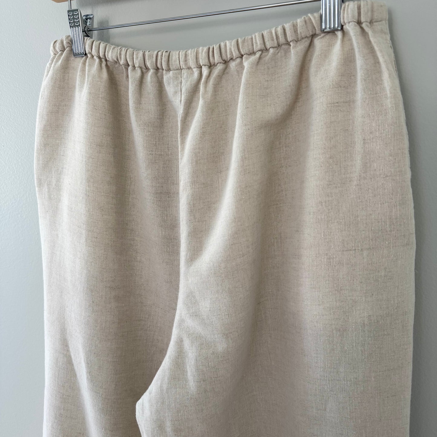 NWB Casuals Beige Linen Pants (M)