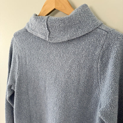J.Jill Blue Knit Mock Turle Neck Sweater (M)