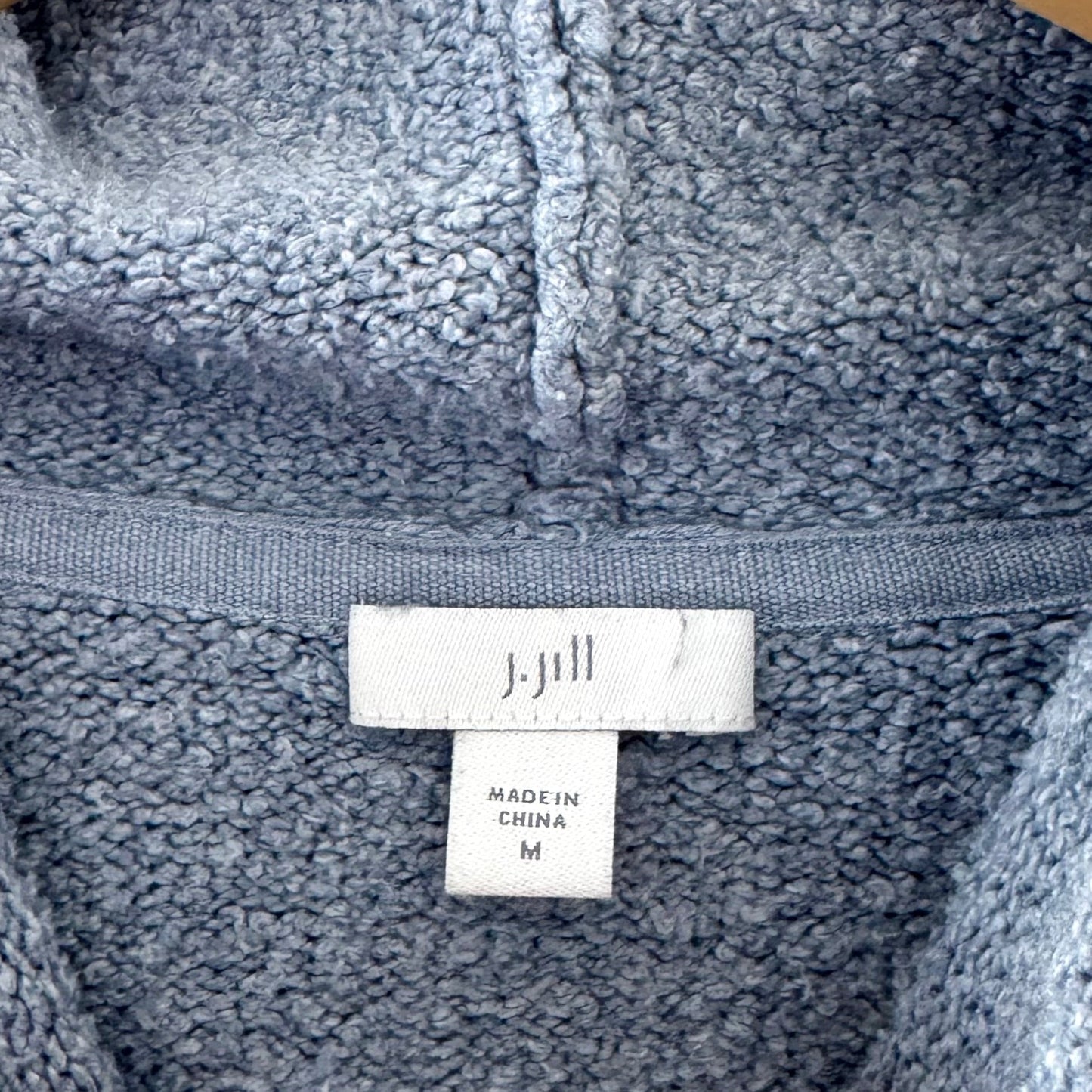 J.Jill Blue Knit Mock Turle Neck Sweater (M)