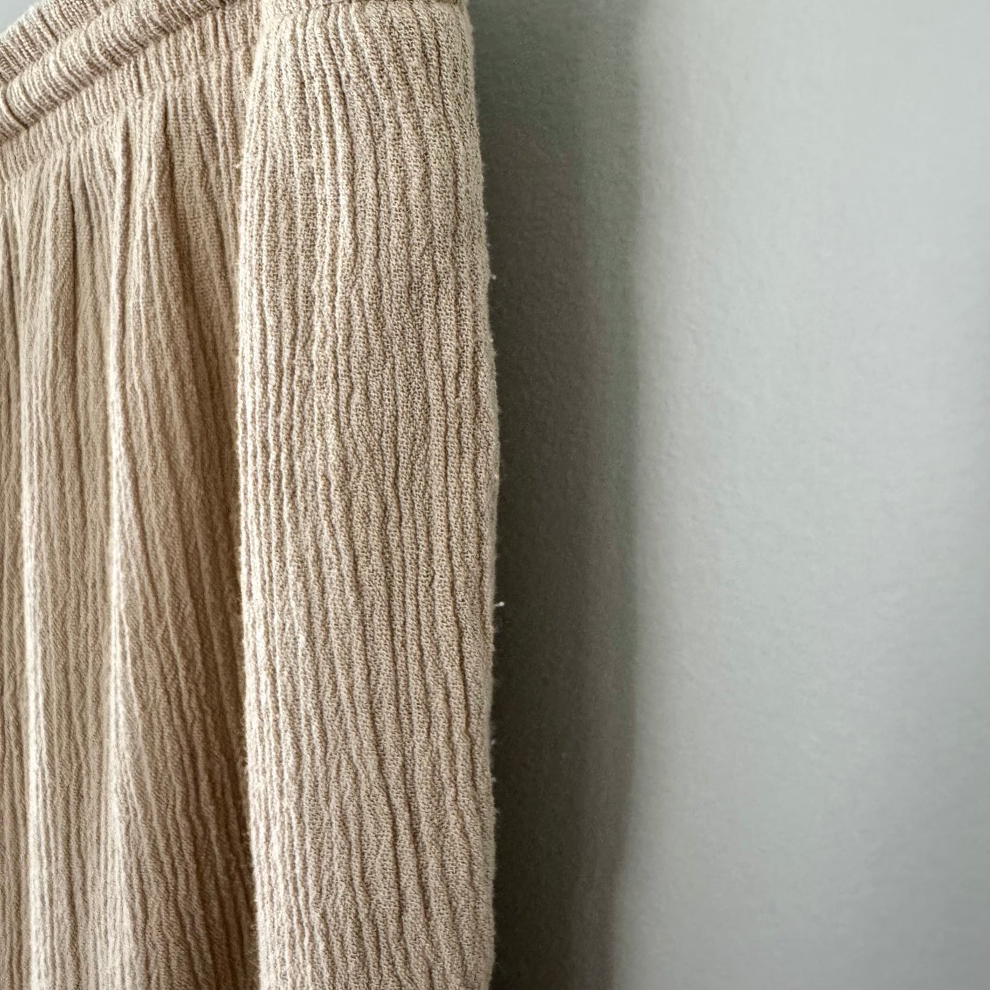 Alfred Dunner Beige Crepe Textured Pants (14)