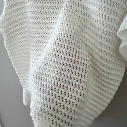 THML White Knit Sweater (S)