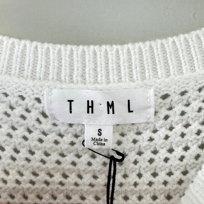 THML White Knit Sweater (S)