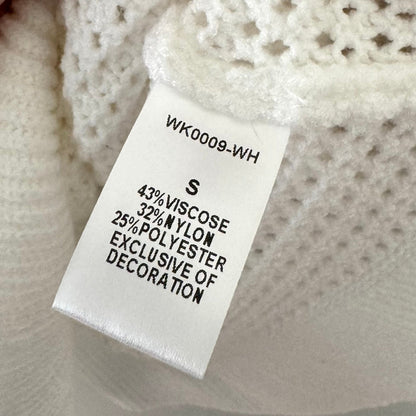 THML White Knit Sweater (S)
