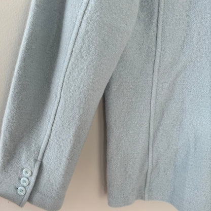 Willi Smith Powder Blue Button Front Sweater Jacket (M)