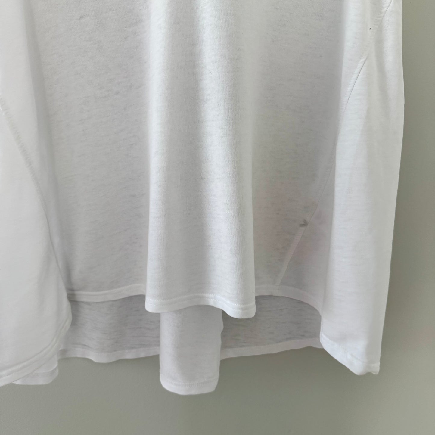 Jane + Delancey White V-Neck Cover-Up Tank Top (1X)