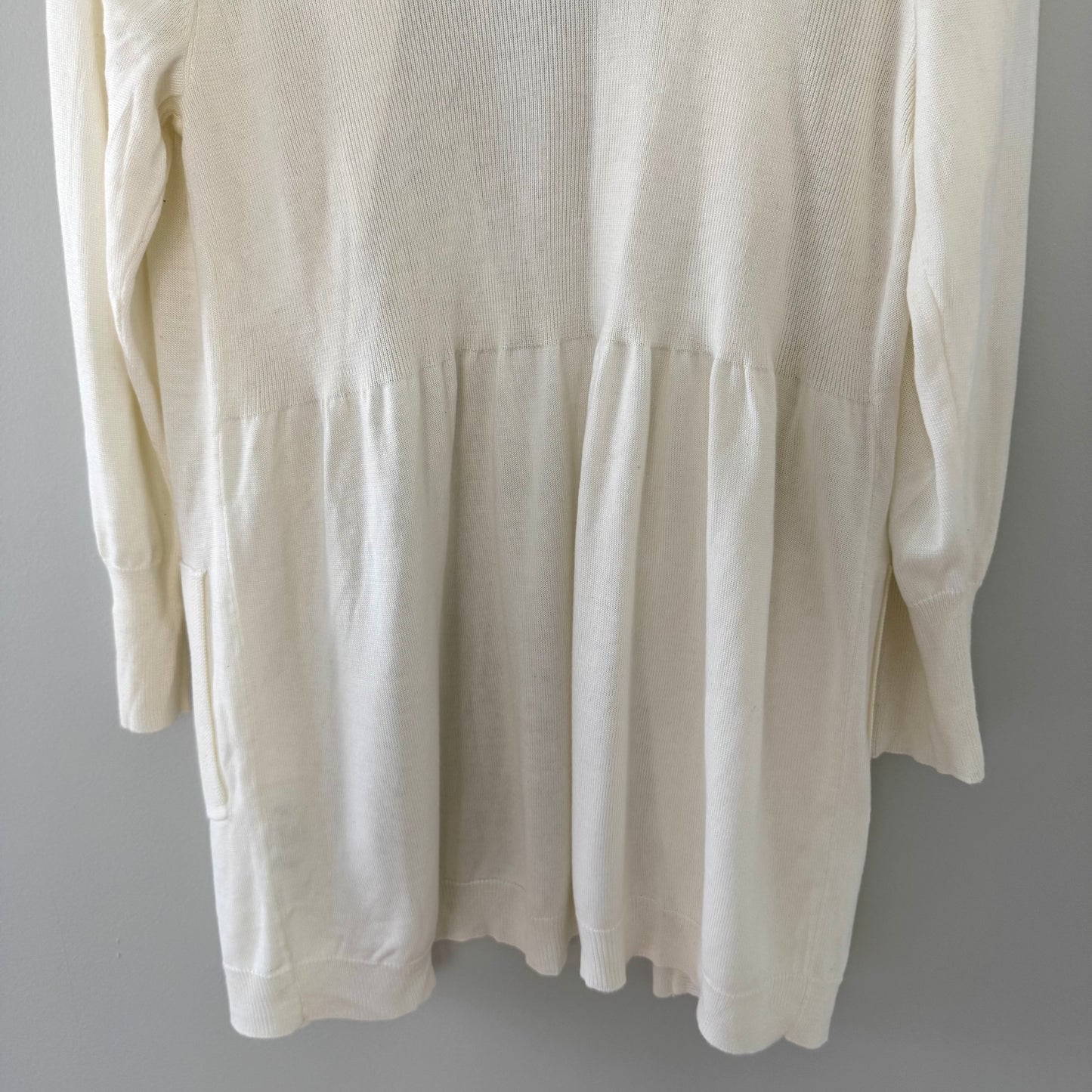 Calvin Klein Off-White Lightweight Cardigan (XL)