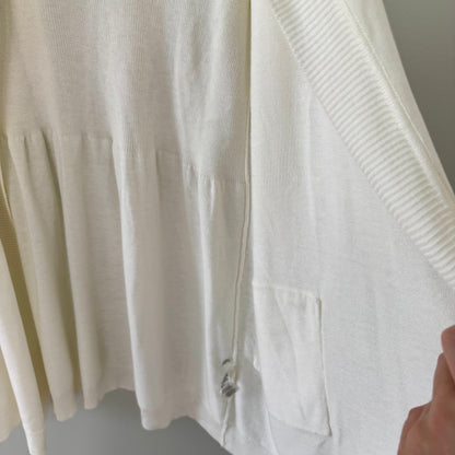 Calvin Klein Off-White Lightweight Cardigan (XL)