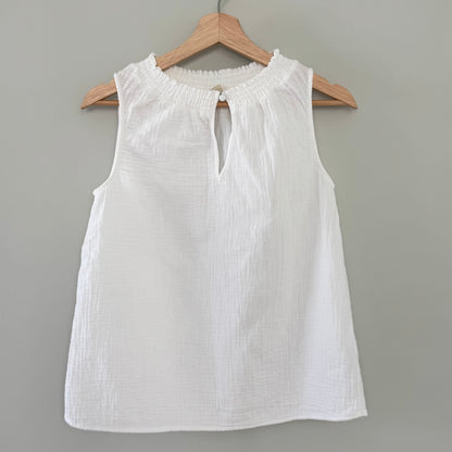 Boden White Georgia Texture Blouse (2)