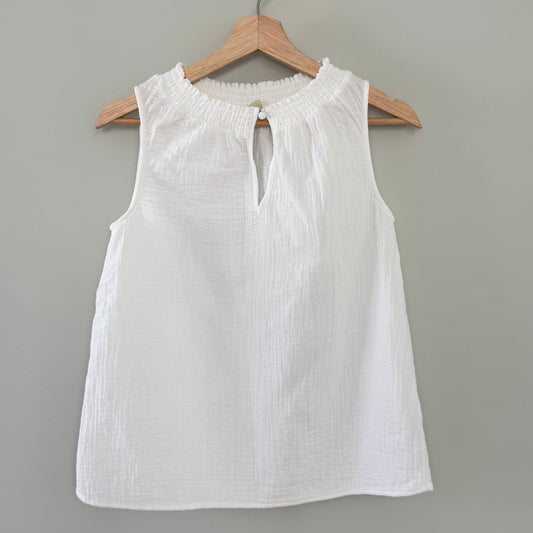 Boden White Georgia Texture Blouse (2)