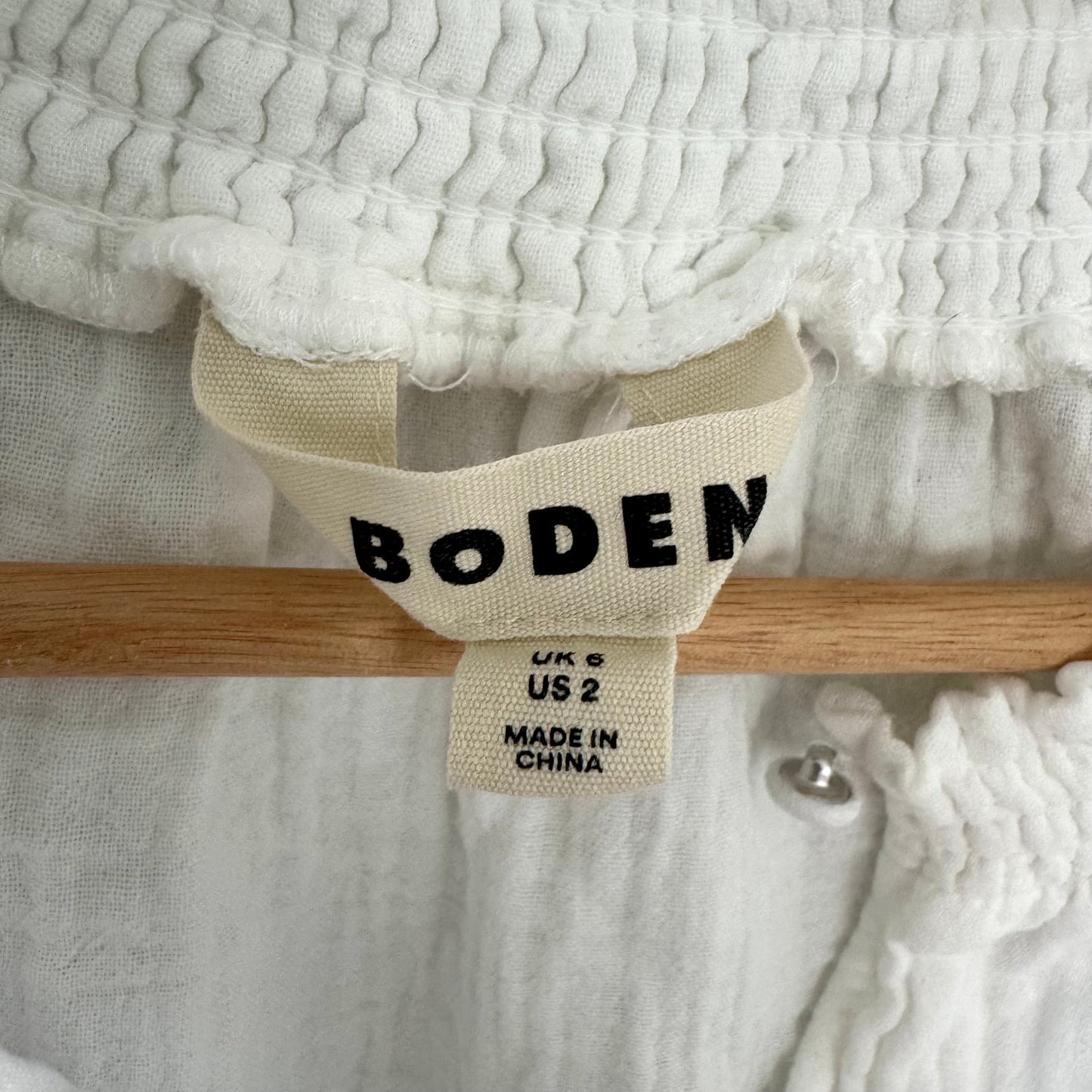 Boden White Georgia Texture Blouse (2)