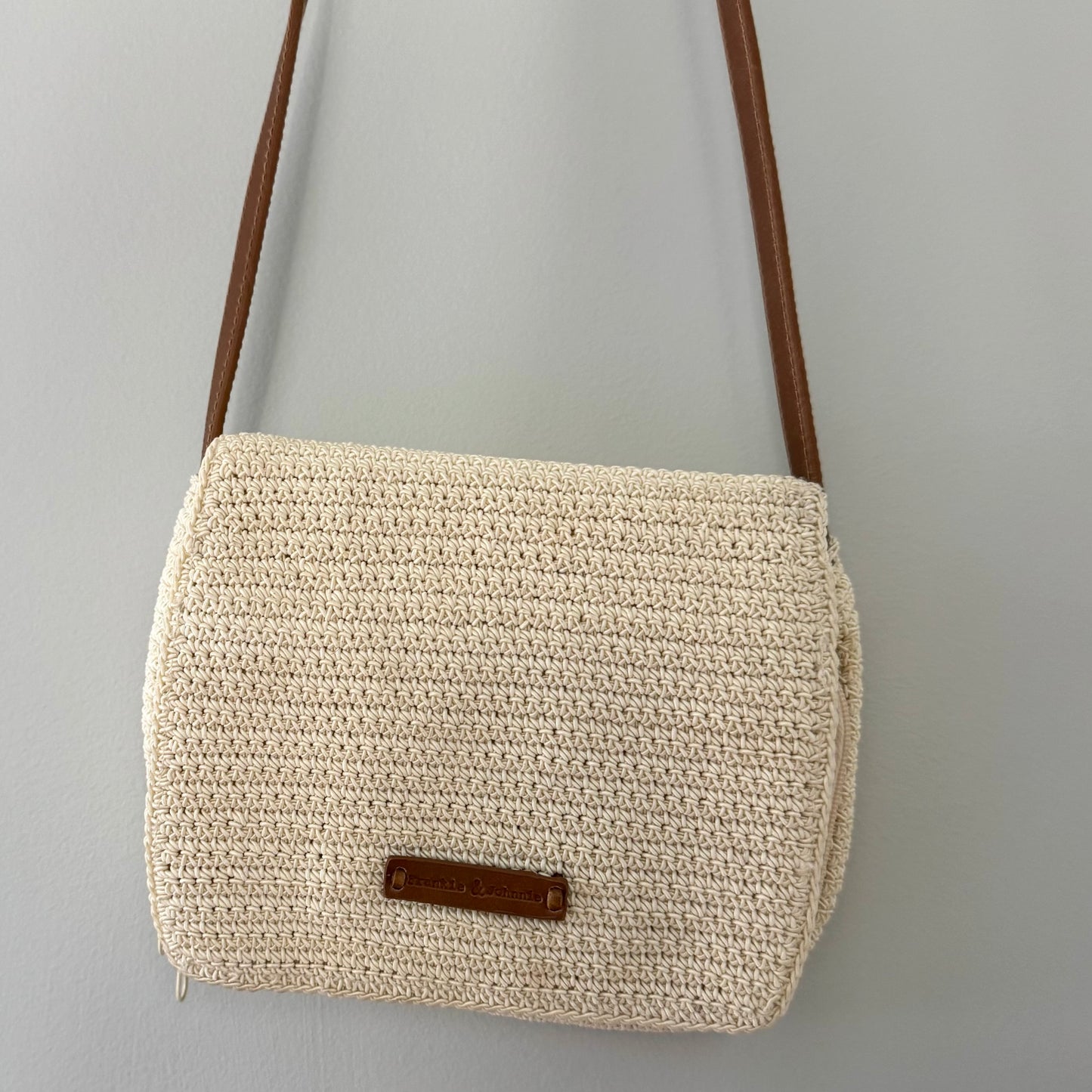 Frankie & Johnnie Woven Crossbody Purse