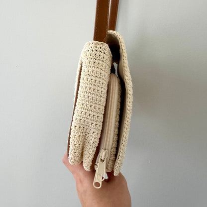 Frankie & Johnnie Woven Crossbody Purse