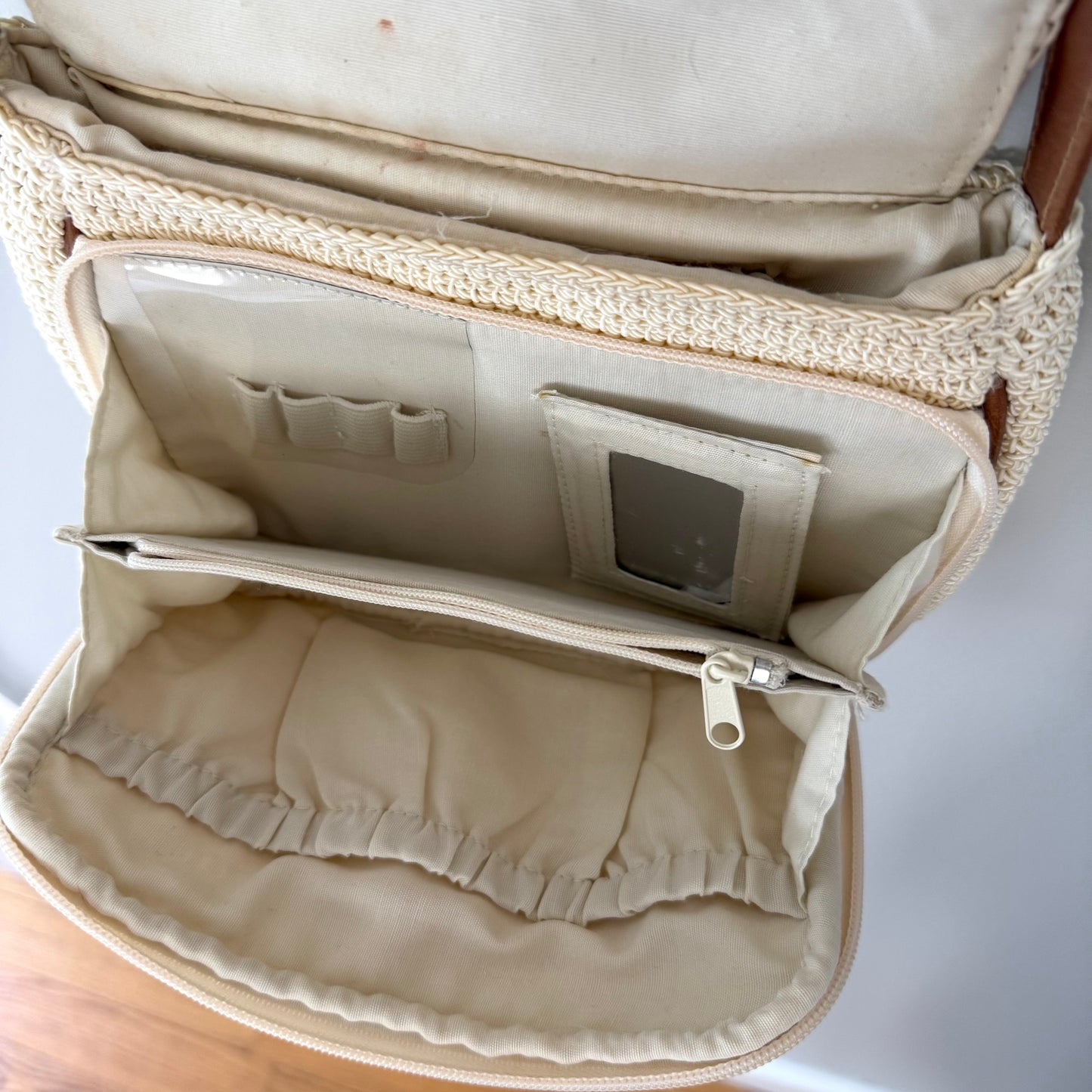 Frankie & Johnnie Woven Crossbody Purse