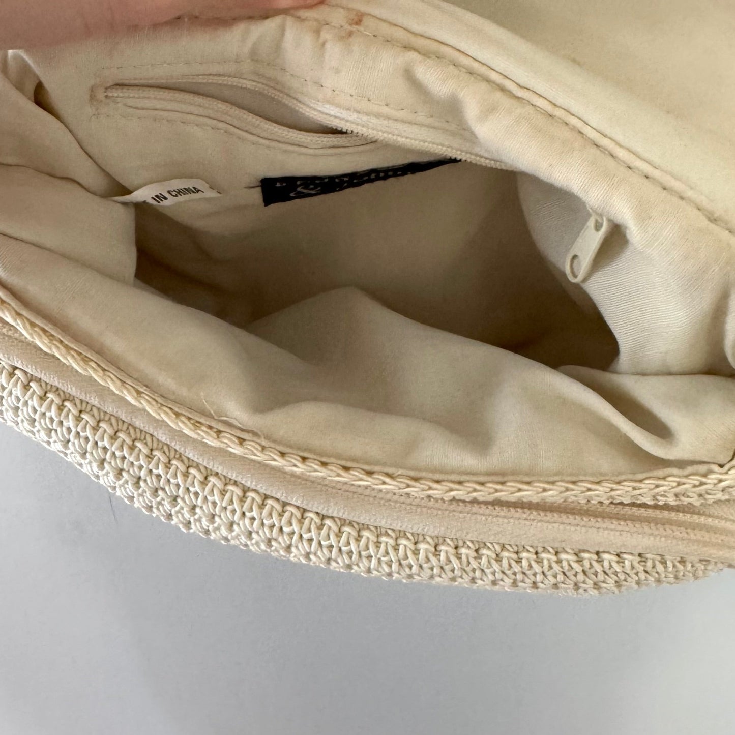 Frankie & Johnnie Woven Crossbody Purse