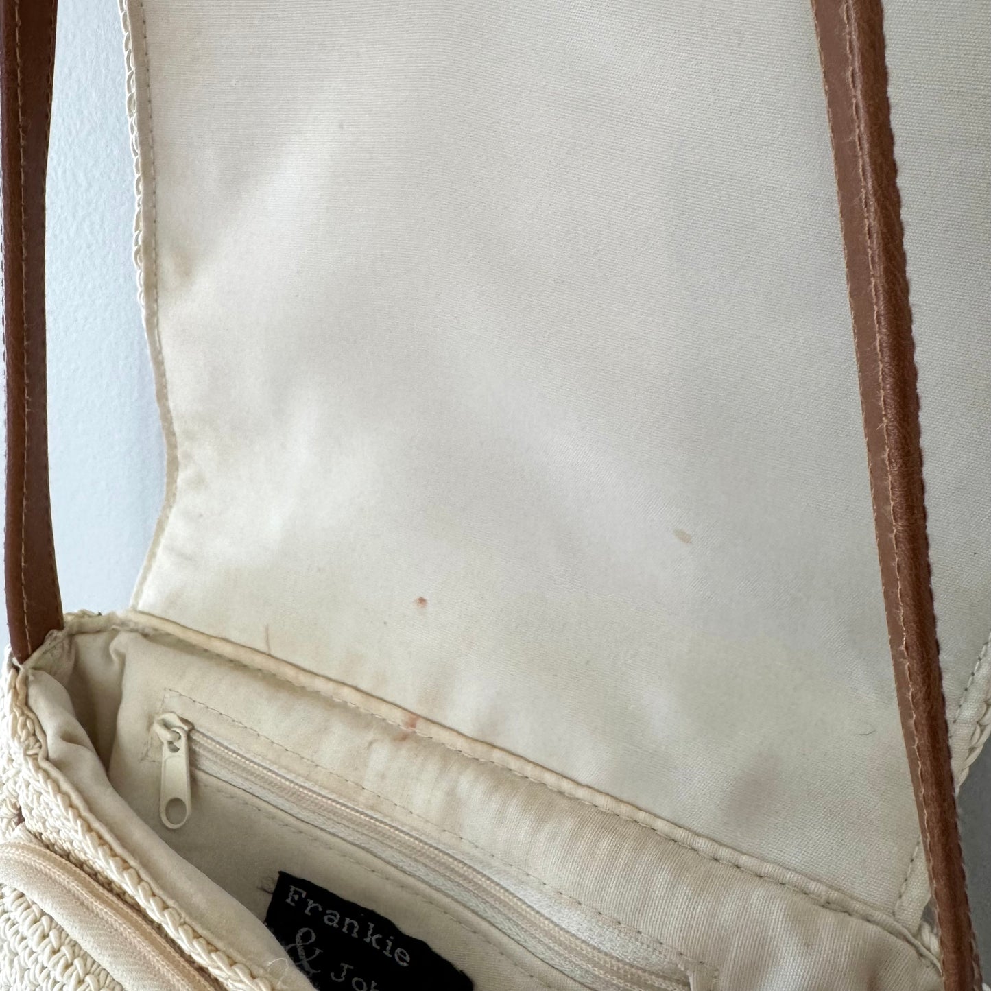 Frankie & Johnnie Woven Crossbody Purse